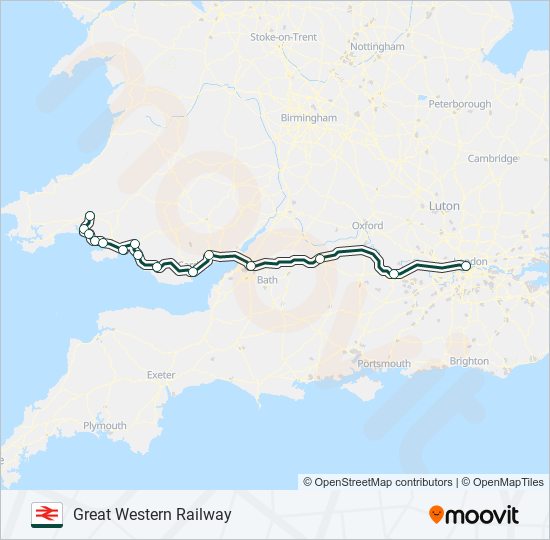 great western railway Route Schedules Stops Maps Carmarthen