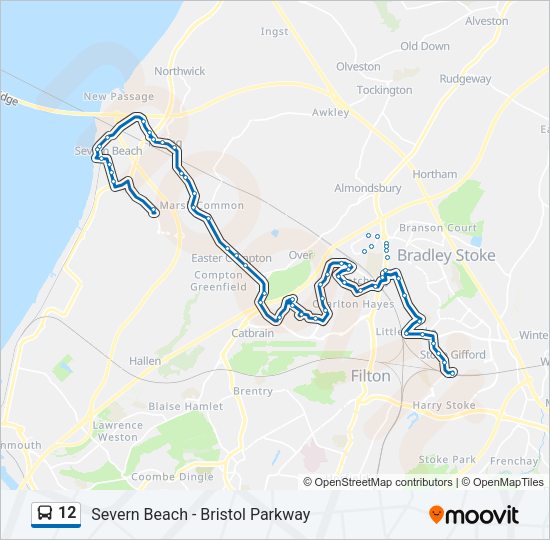 12 Bus Line Map
