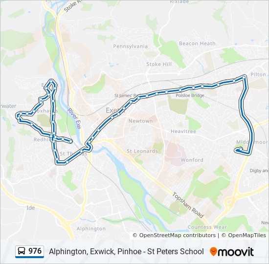 Bus 976 Route Map 976 Route: Schedules, Stops & Maps - Redhills (Updated)