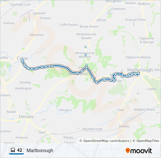 Bus 42 Route Map 42 Route: Schedules, Stops & Maps - Marlborough (Updated)