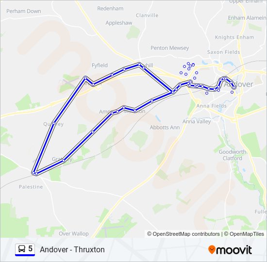 Rtc Bus 5 Schedule 5 Route: Schedules, Stops & Maps - Andover (Updated)