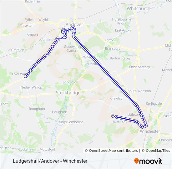 Bus 851 Route Map 851 Route: Schedules, Stops & Maps - Middle Wallop (Updated)