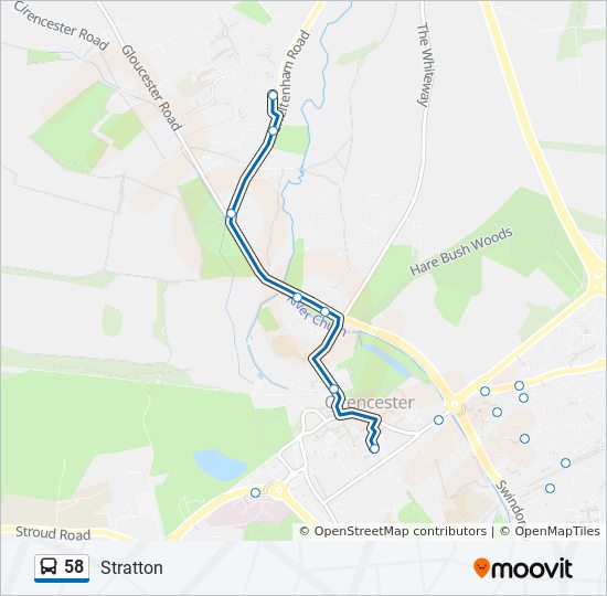 Bus 58 Route Map 58 Route: Schedules, Stops & Maps - Stratton (Updated)