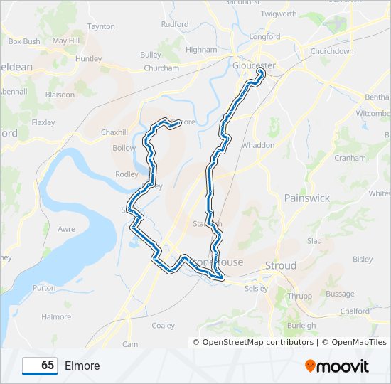 65 Route Schedules Stops And Maps Elmore Updated