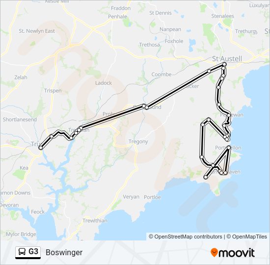 G3  Line Map