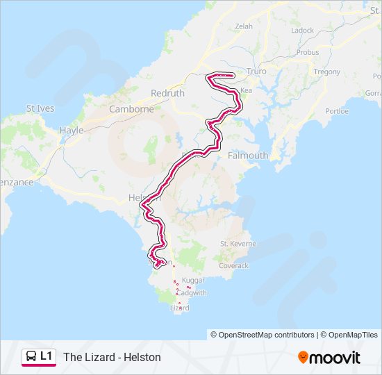 L1 bus Line Map