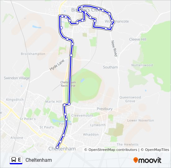 Bus Maps And Schedules E Route: Schedules, Stops & Maps - Cheltenham (Updated)