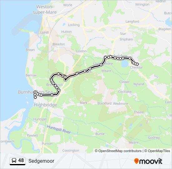 48 Bus Line Map