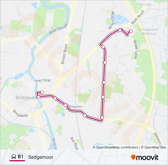 B1 Bus Line Map