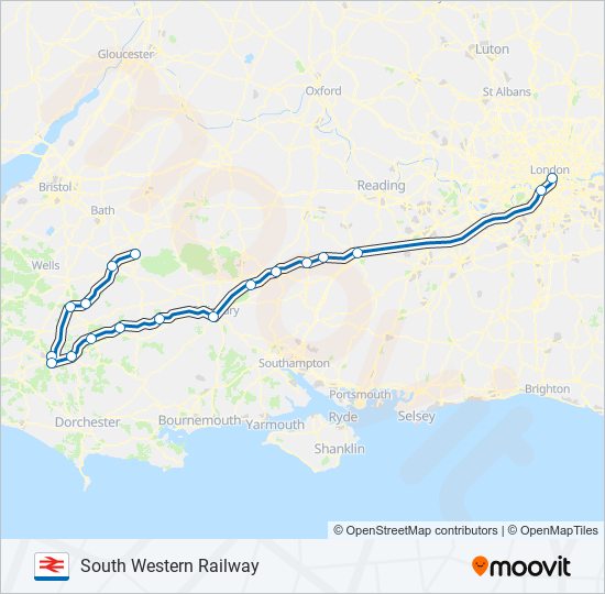 south western railway Route Schedules, Stops & Maps Westbury (Wilts
