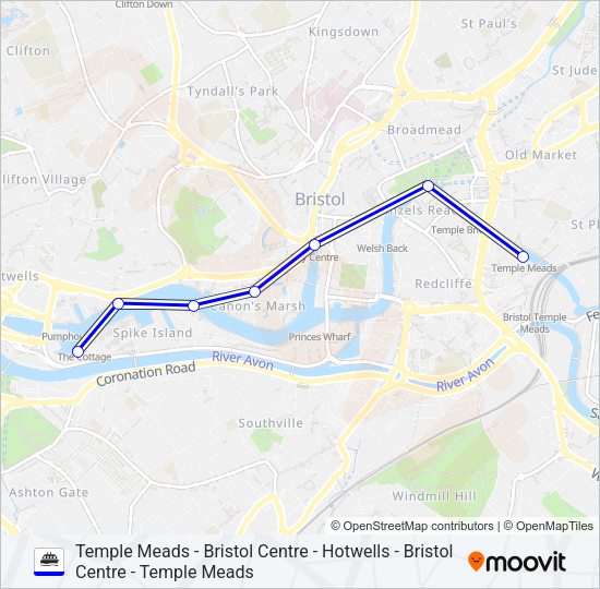 bristol ferry boats Route Schedules, Stops & Maps Bristol City