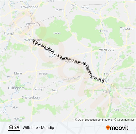 24 Bus Line Map