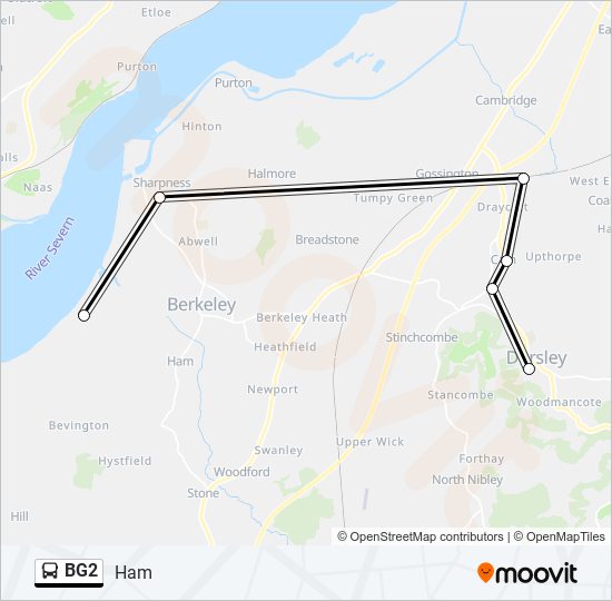 BG2 Bus Line Map