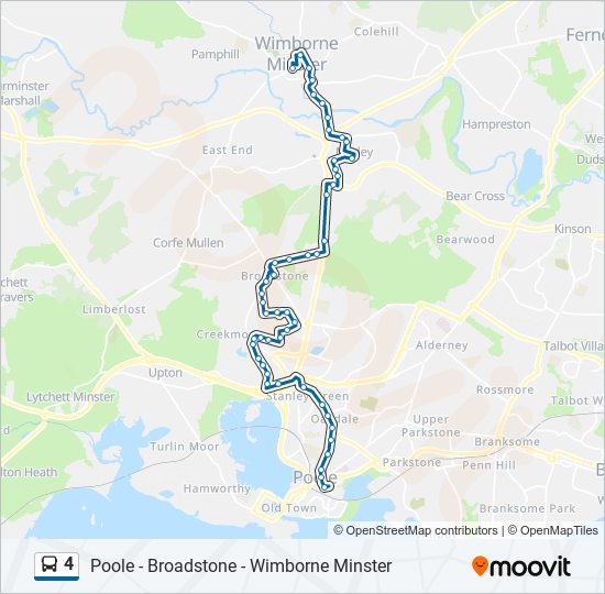 4 bus Line Map