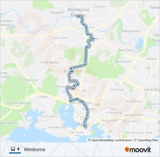4 Bus Line Map