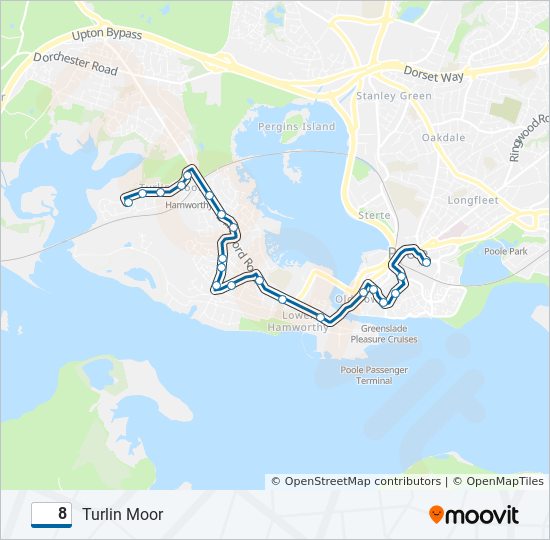 8 Route: Schedules, Stops & Maps - Turlin Moor (Updated)