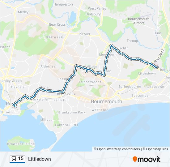 15 bus Line Map