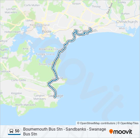 50 Route: Schedules, Stops & Maps - Lansdowne (Updated)