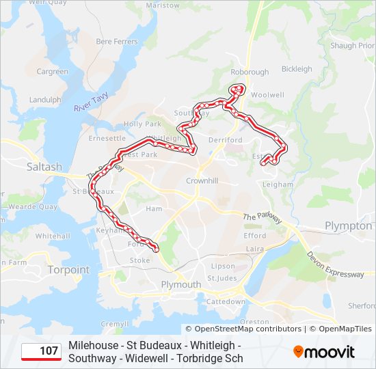 107 Route Schedules Stops Maps Milehouse Updated 