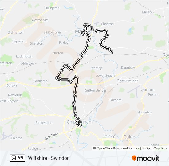 99 Bus Line Map