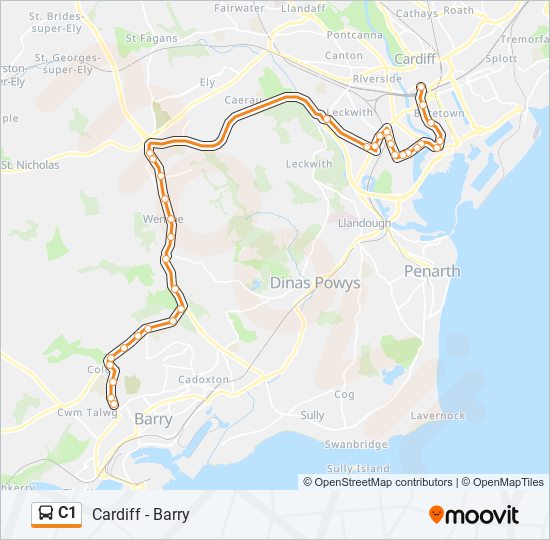 C1 Route: Schedules, Stops & Maps - Barry (updated)