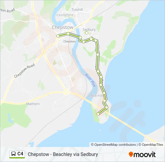 C4 Bus Line Map