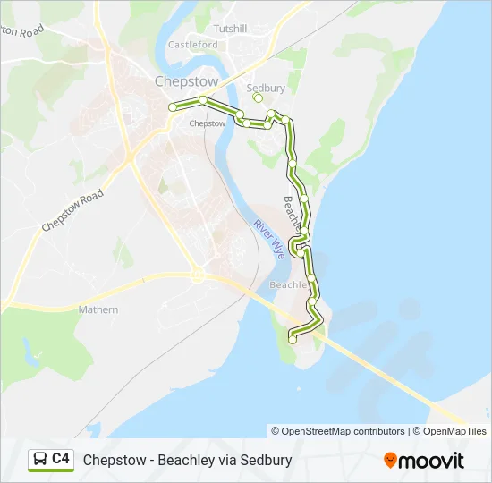 C4 Bus Line Map