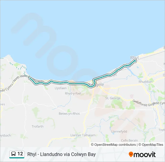 12 Bus Line Map