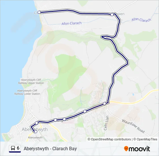 6 Bus Line Map