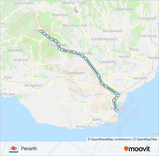 transport for wales Route: Schedules, Stops & Maps - Penarth (Updated)