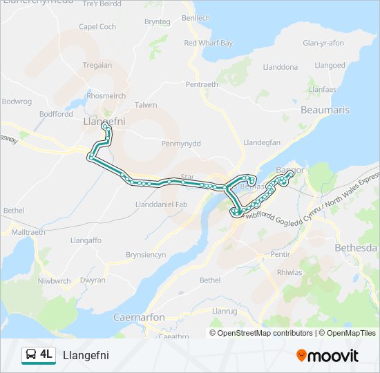 4L bus Line Map