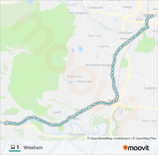 5 bus Line Map