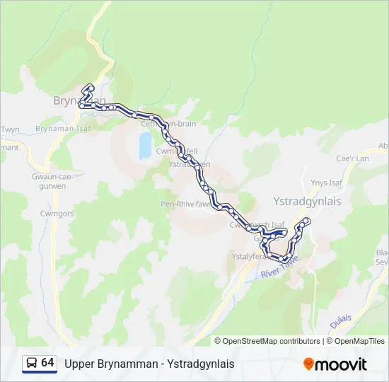 64 Bus Line Map