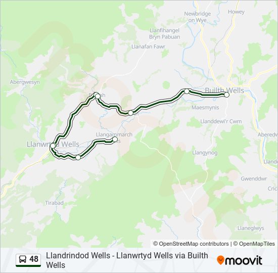 48 bus Line Map