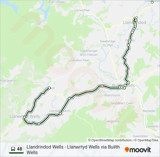 48 Bus Line Map