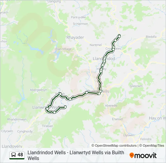 48 Bus Line Map