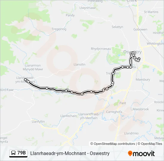 79B Bus Line Map