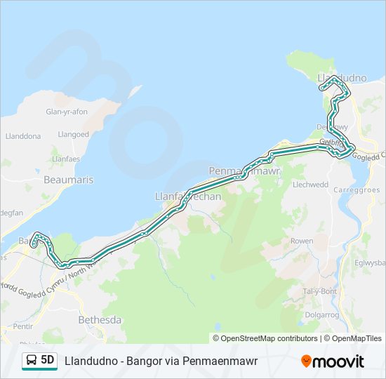 5D bus Line Map