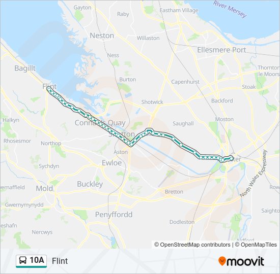 10A bus Line Map