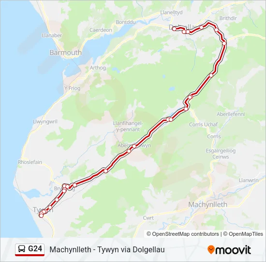 G24 Bus Line Map