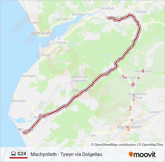 G24 Bus Line Map