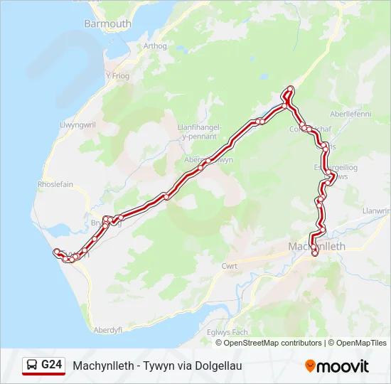 G24 Bus Line Map