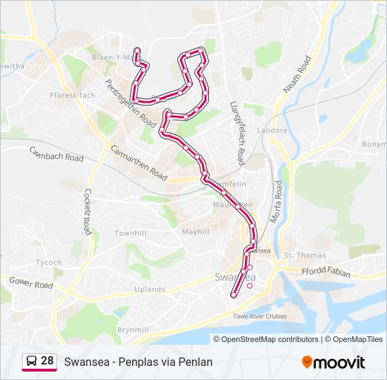 28 Route: Schedules, Stops & Maps - Port Mead (Updated)