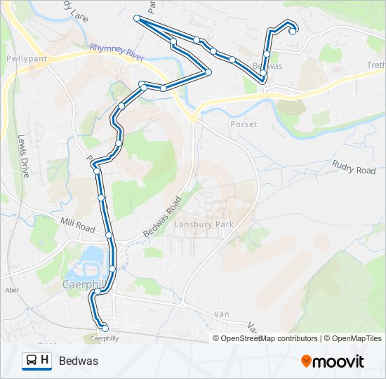 H bus Line Map