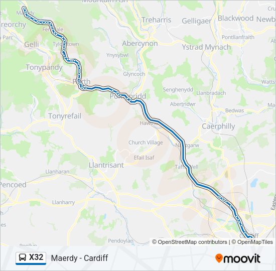 X32 Bus Line Map