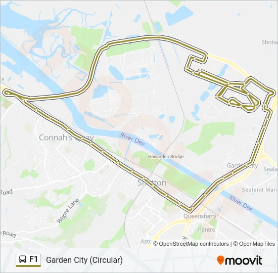 F1 Bus Line Map
