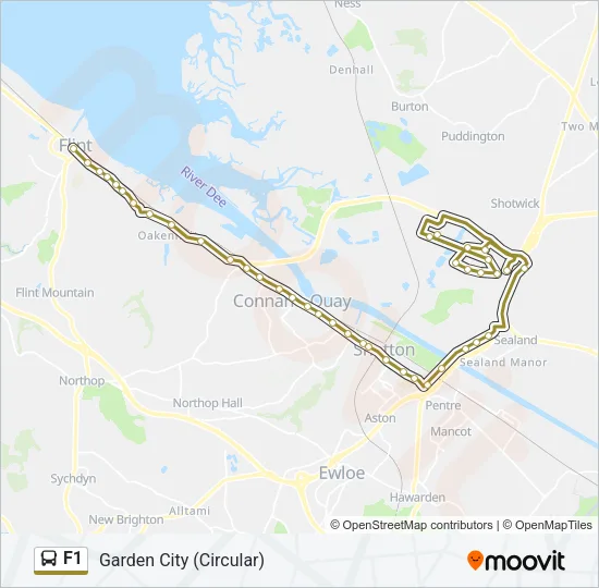F1 Bus Line Map