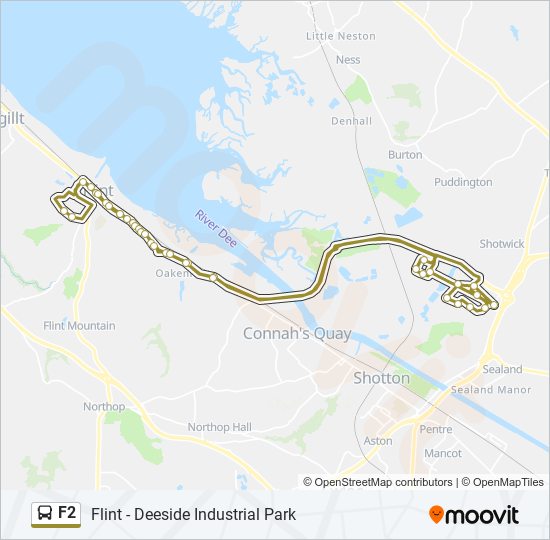 F2 bus Line Map