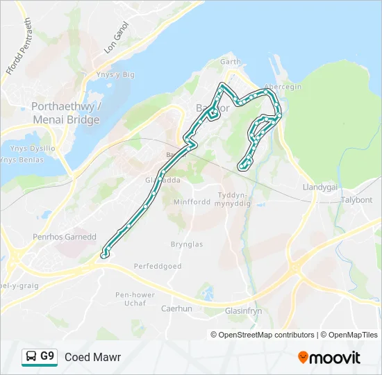 G9 Bus Line Map