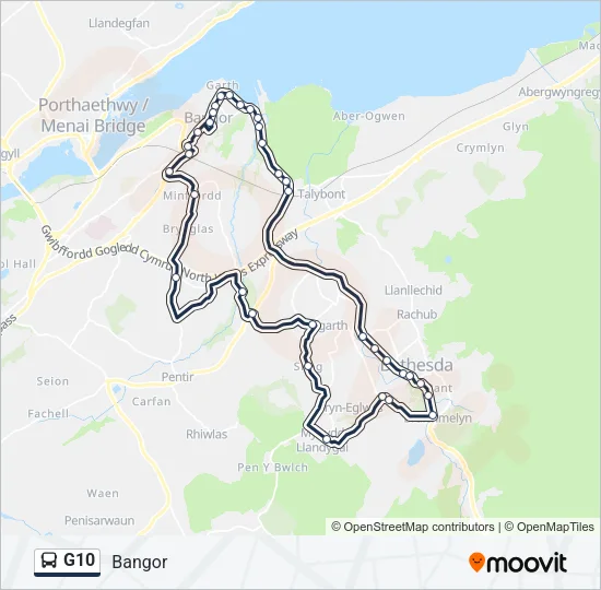 G10 Bus Line Map